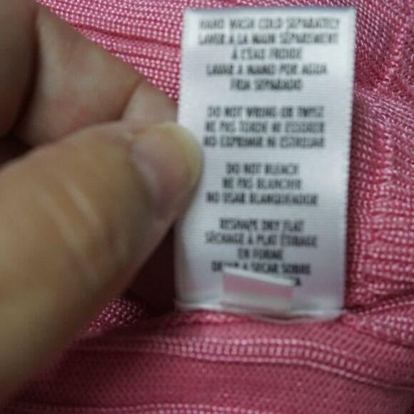 Women's Size XL 1X CASUAL CORNER ANNEX WOMAN 2 Piece Pink Sweater Set - Picture 7 of 7